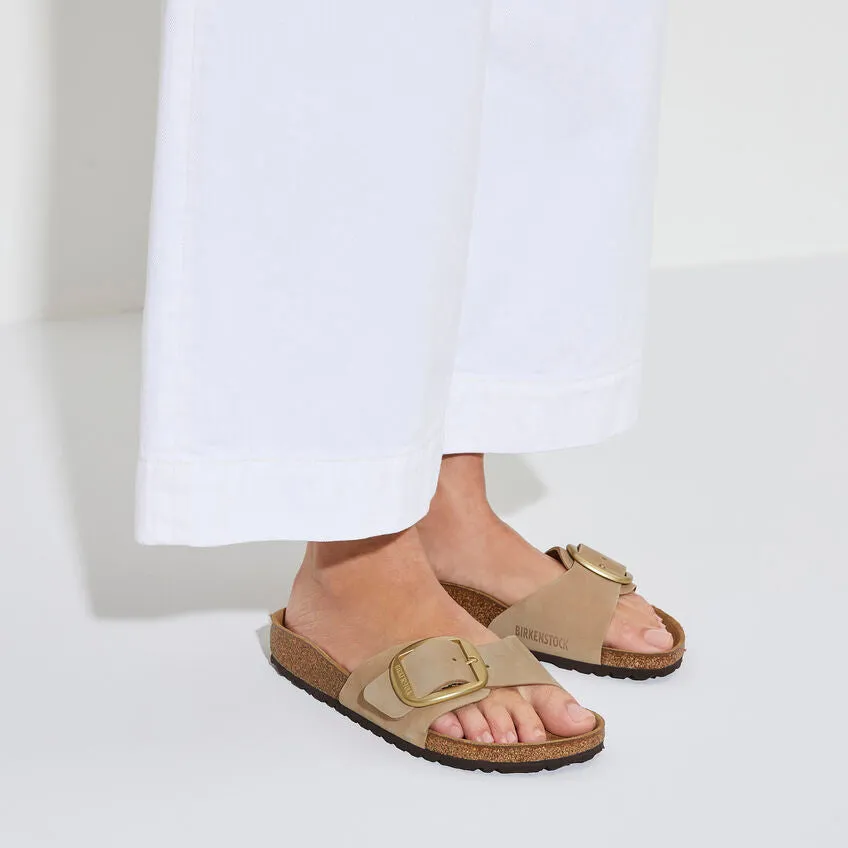 Birkenstock - Madrid Big Buckle Soft Nubuck Sandal
