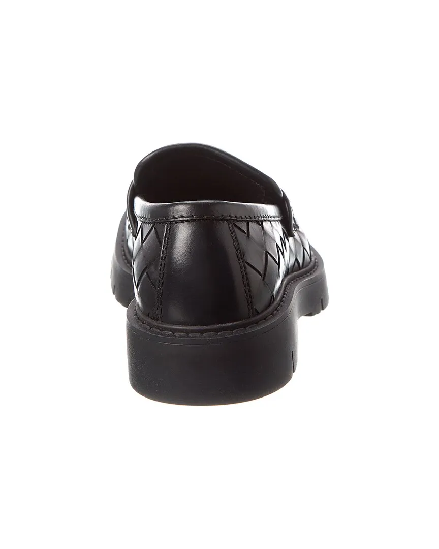 Bottega Veneta Haddock Intrecciato Leather Loafer