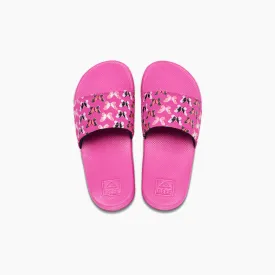 Girls' Reef Youth One Slide Sandals