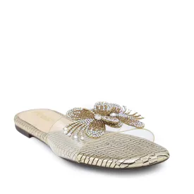 Golden Formal Slipper 042070