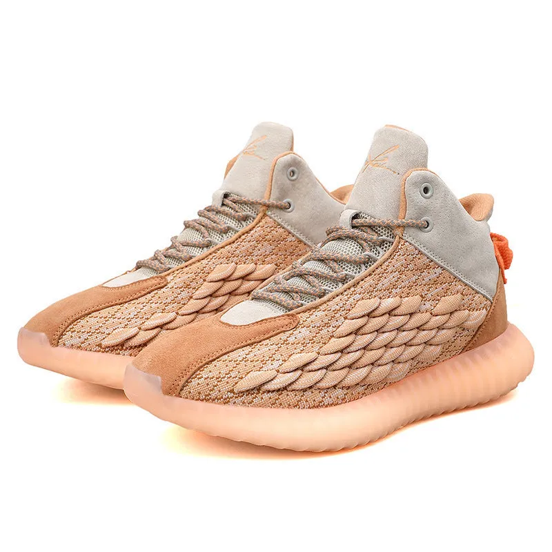High-top shoes trend all-match basketball shoes dad
