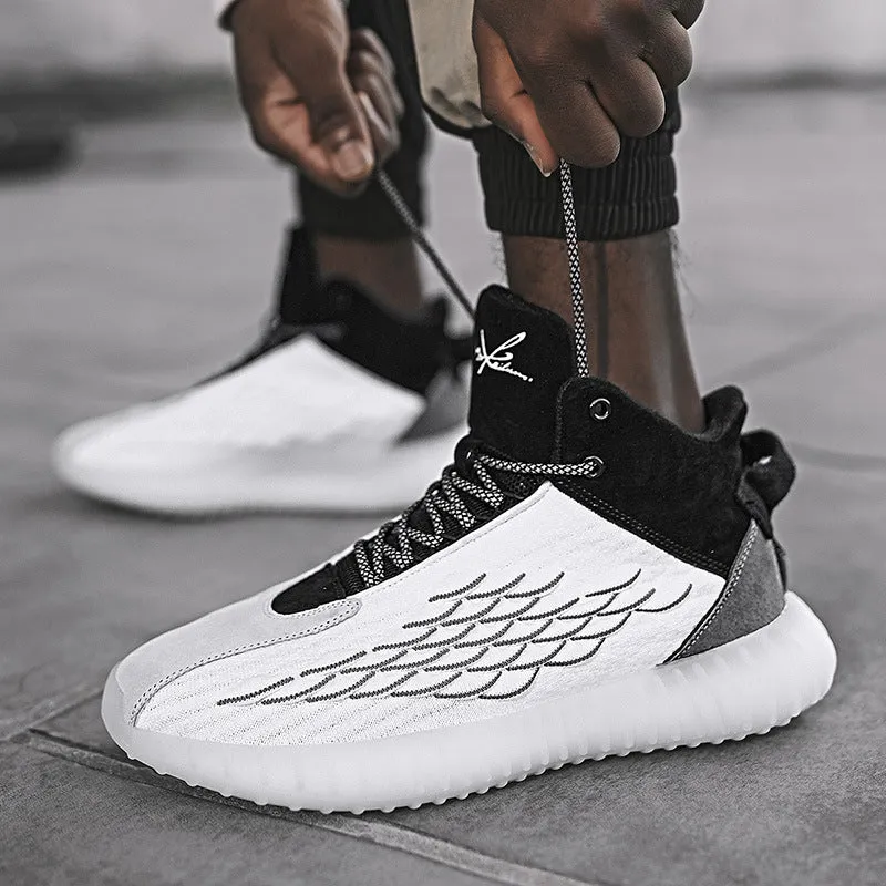 High-top shoes trend all-match basketball shoes dad