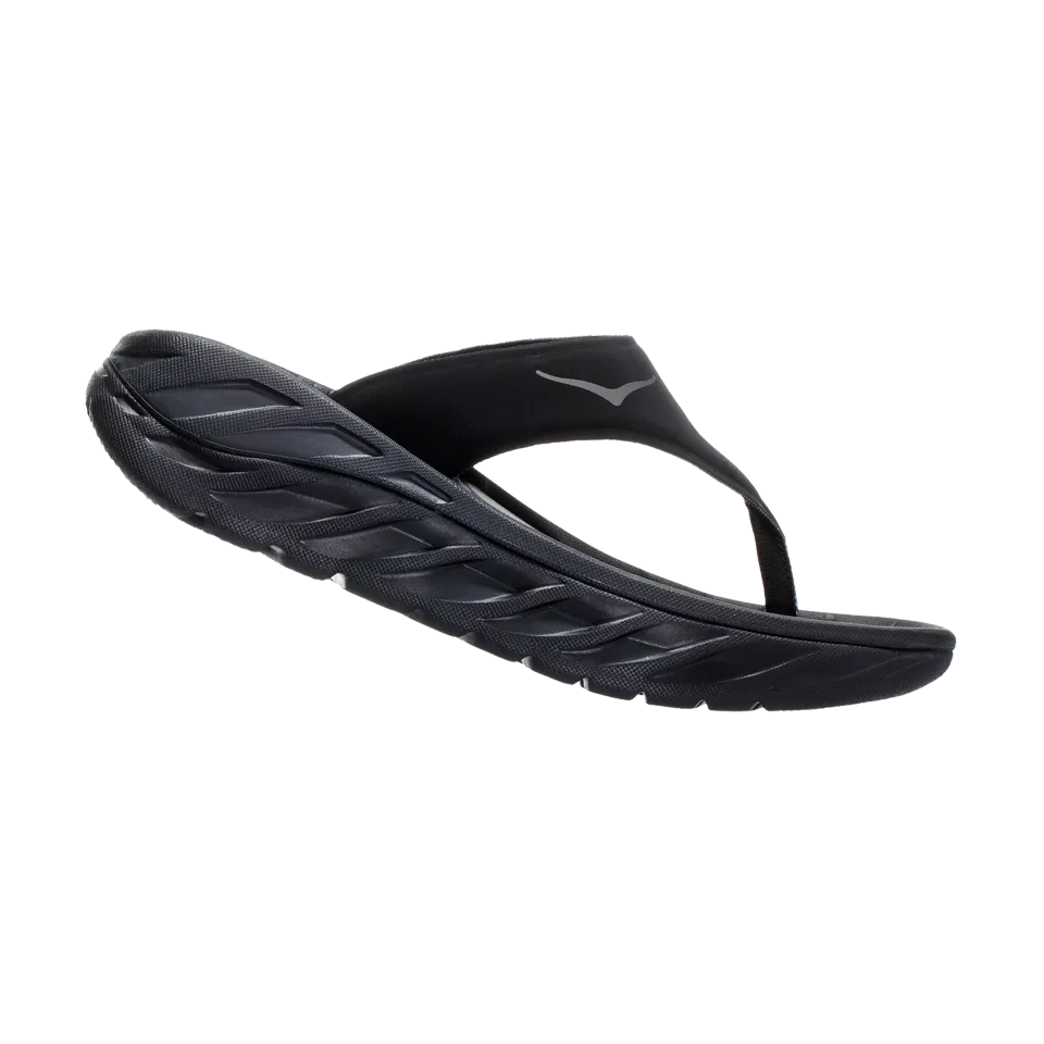 HOKA Women's ORA Recovery Flip Black/Dark Gull