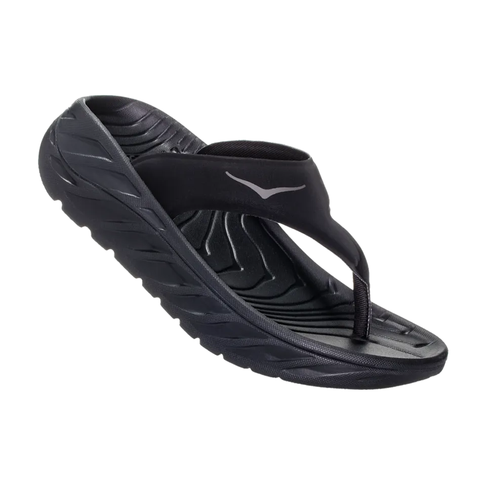 HOKA Women's ORA Recovery Flip Black/Dark Gull