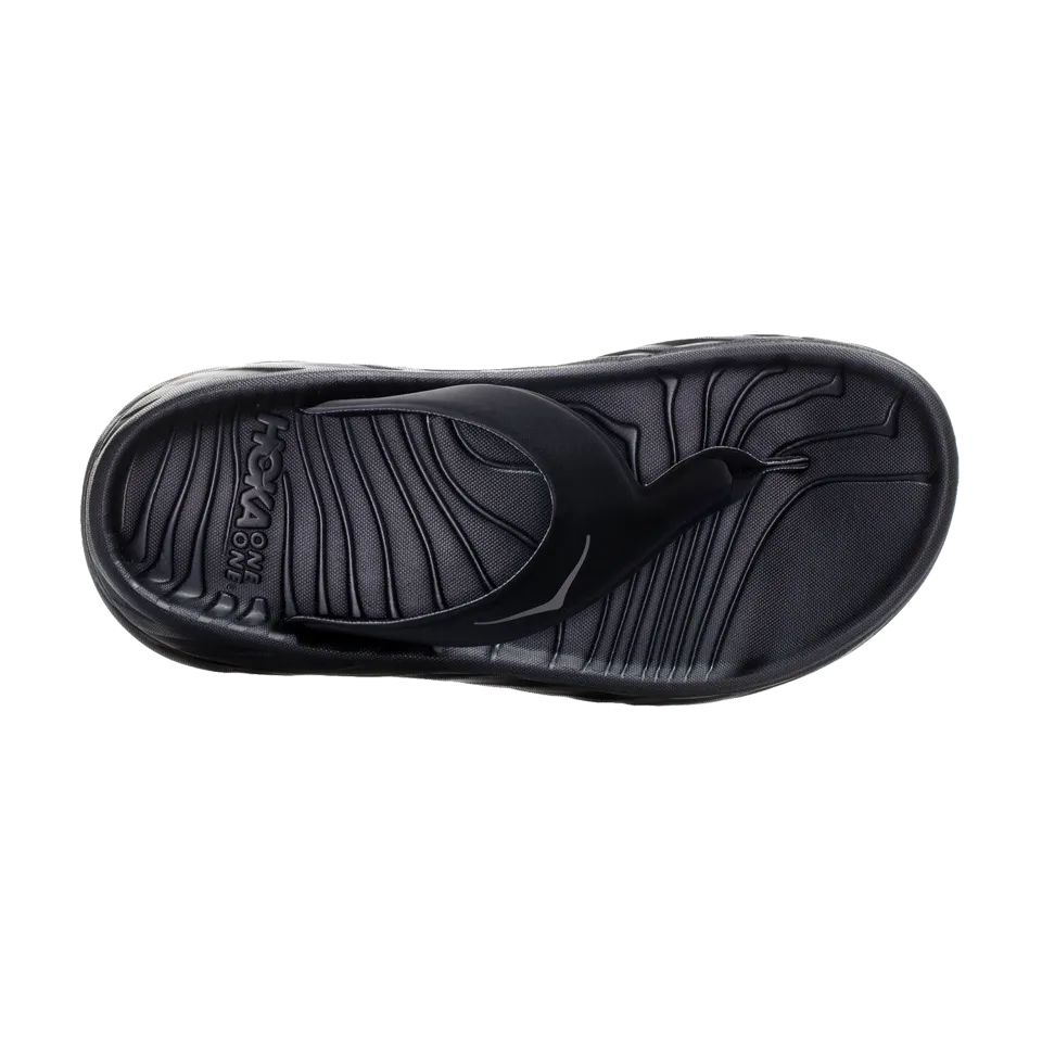 HOKA Women's ORA Recovery Flip Black/Dark Gull