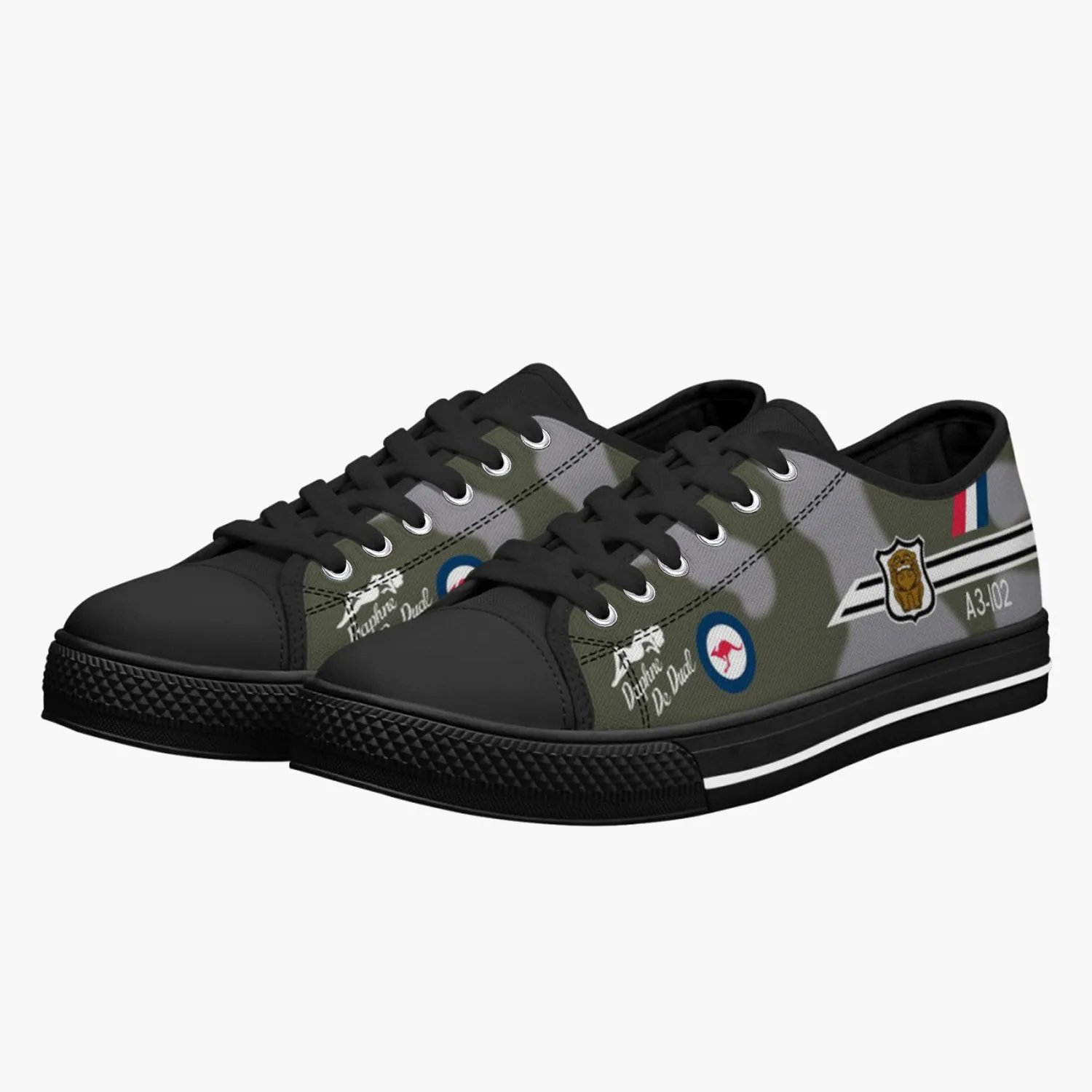 Mirage IIIO "Daphne De Dual" (A3-102) Low Top Canvas Shoes