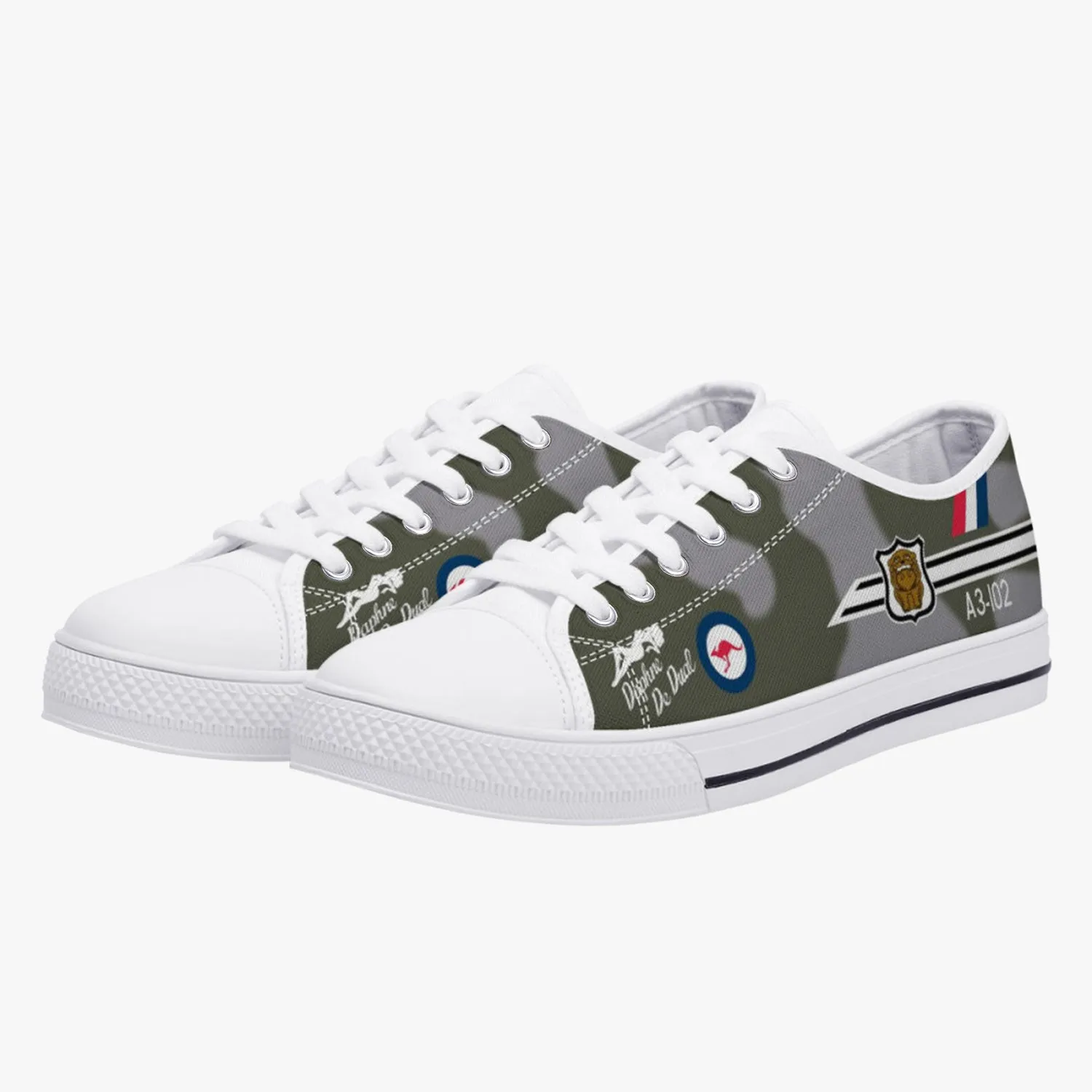 Mirage IIIO "Daphne De Dual" (A3-102) Low Top Canvas Shoes