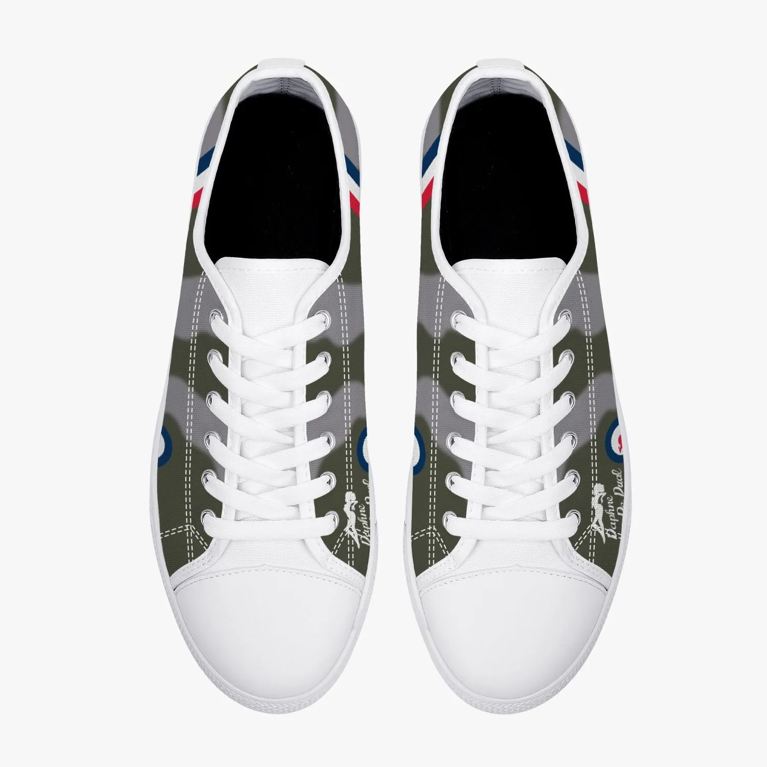 Mirage IIIO "Daphne De Dual" (A3-102) Low Top Canvas Shoes
