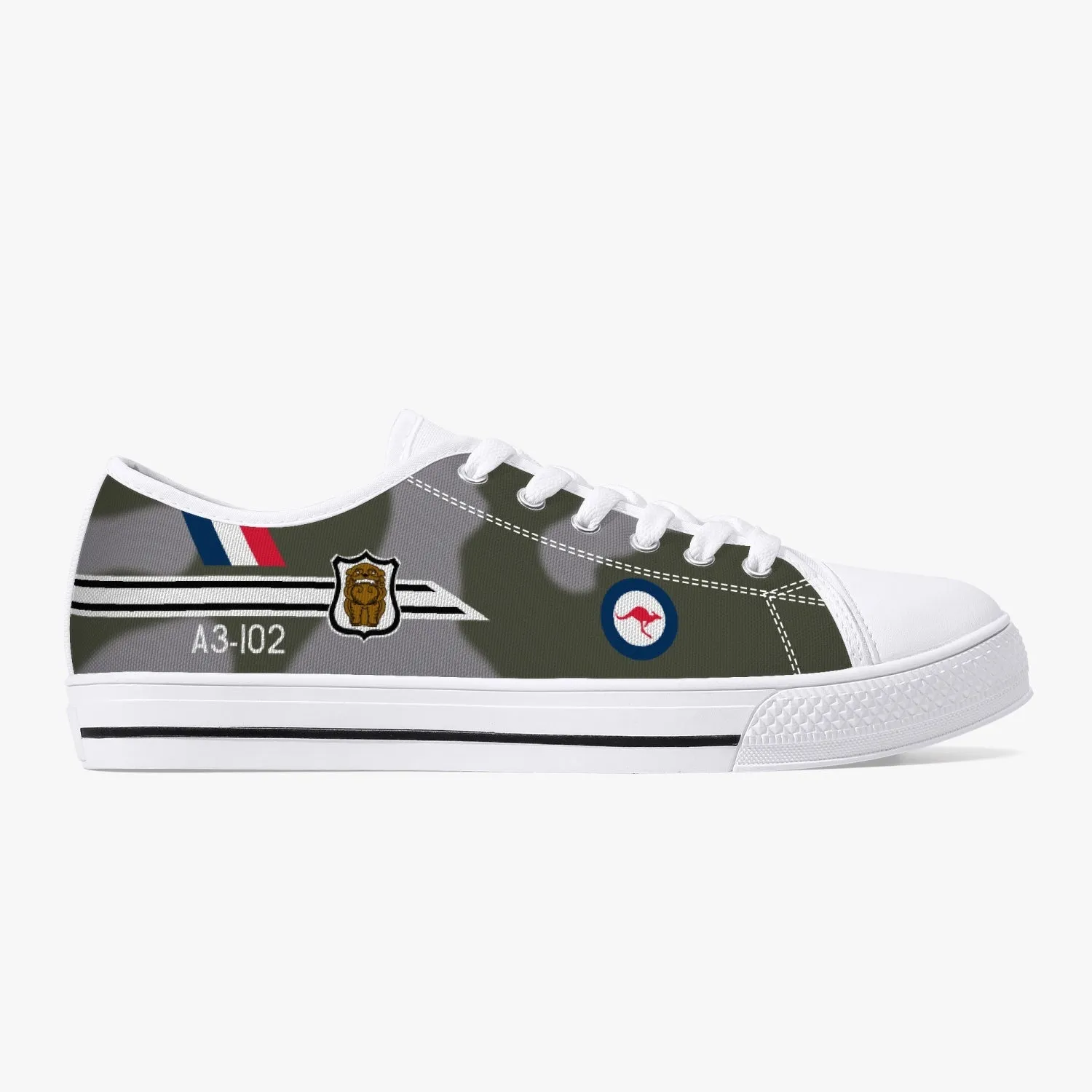 Mirage IIIO "Daphne De Dual" (A3-102) Low Top Canvas Shoes