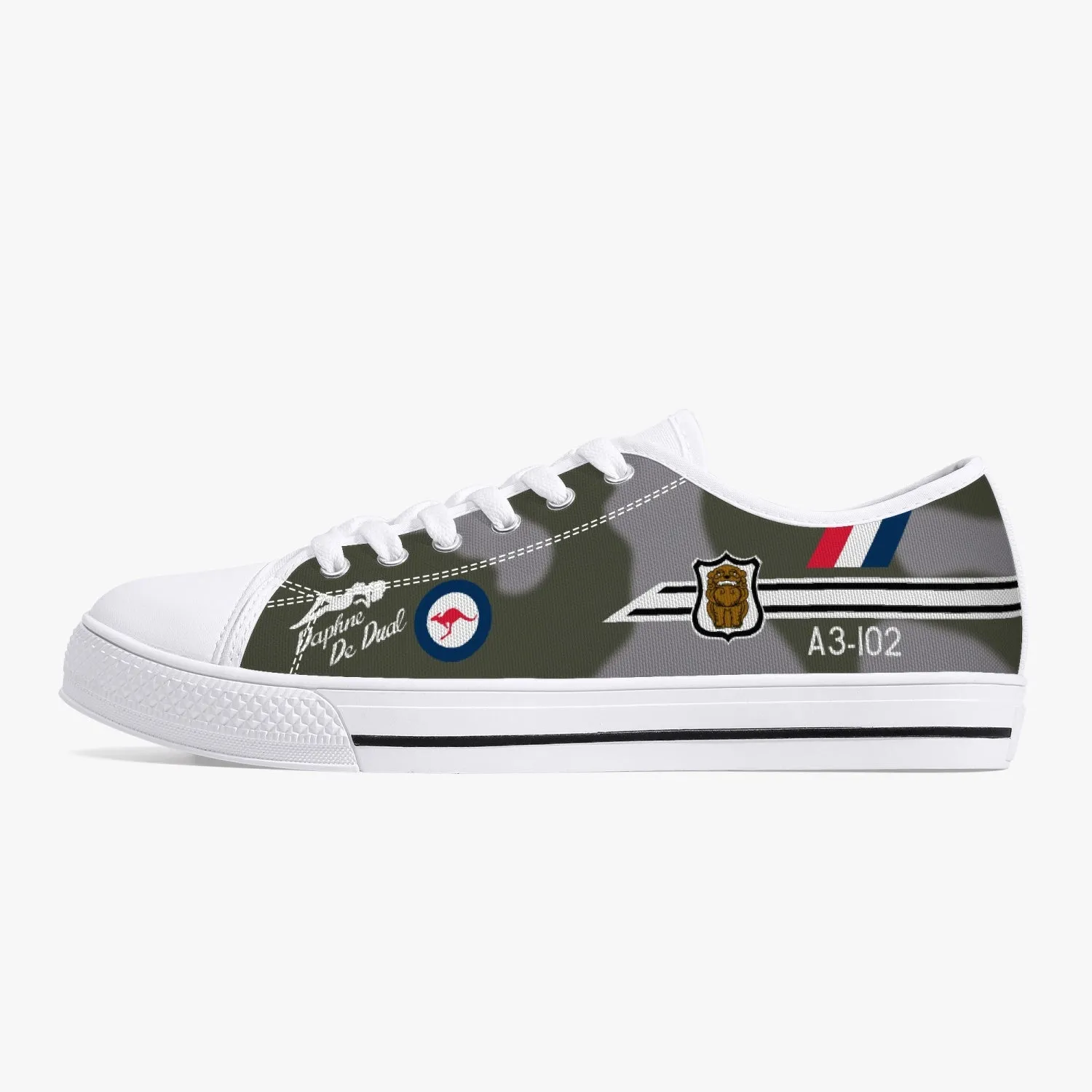 Mirage IIIO "Daphne De Dual" (A3-102) Low Top Canvas Shoes