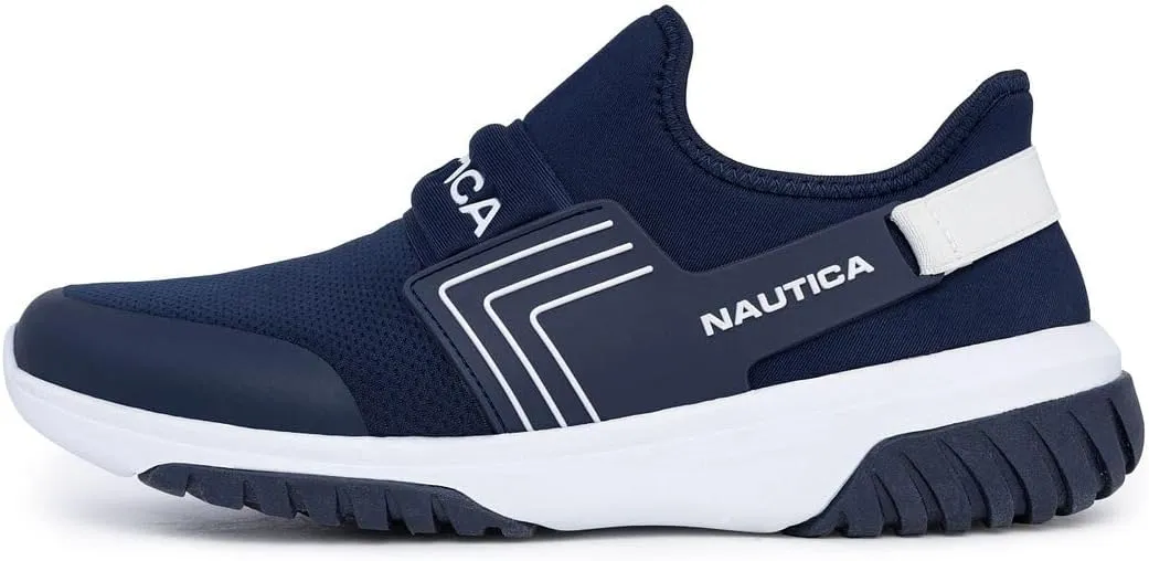 Nautica Men's Slip-On Sneakers ?C Casual Fashion Shoes for Walking, in Medium & Wide Widths