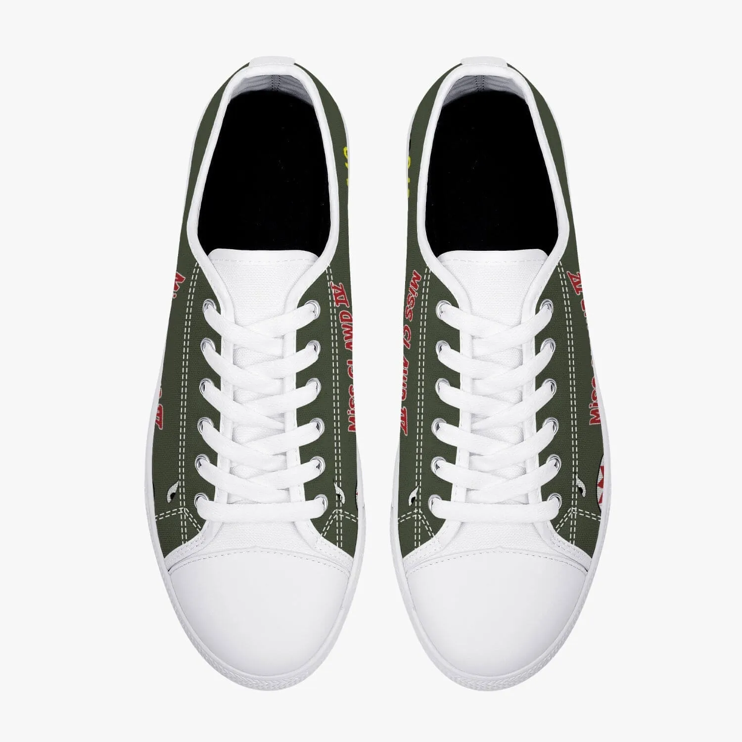 OH-6A "Miss Clawd IV" Low Top Canvas Shoes