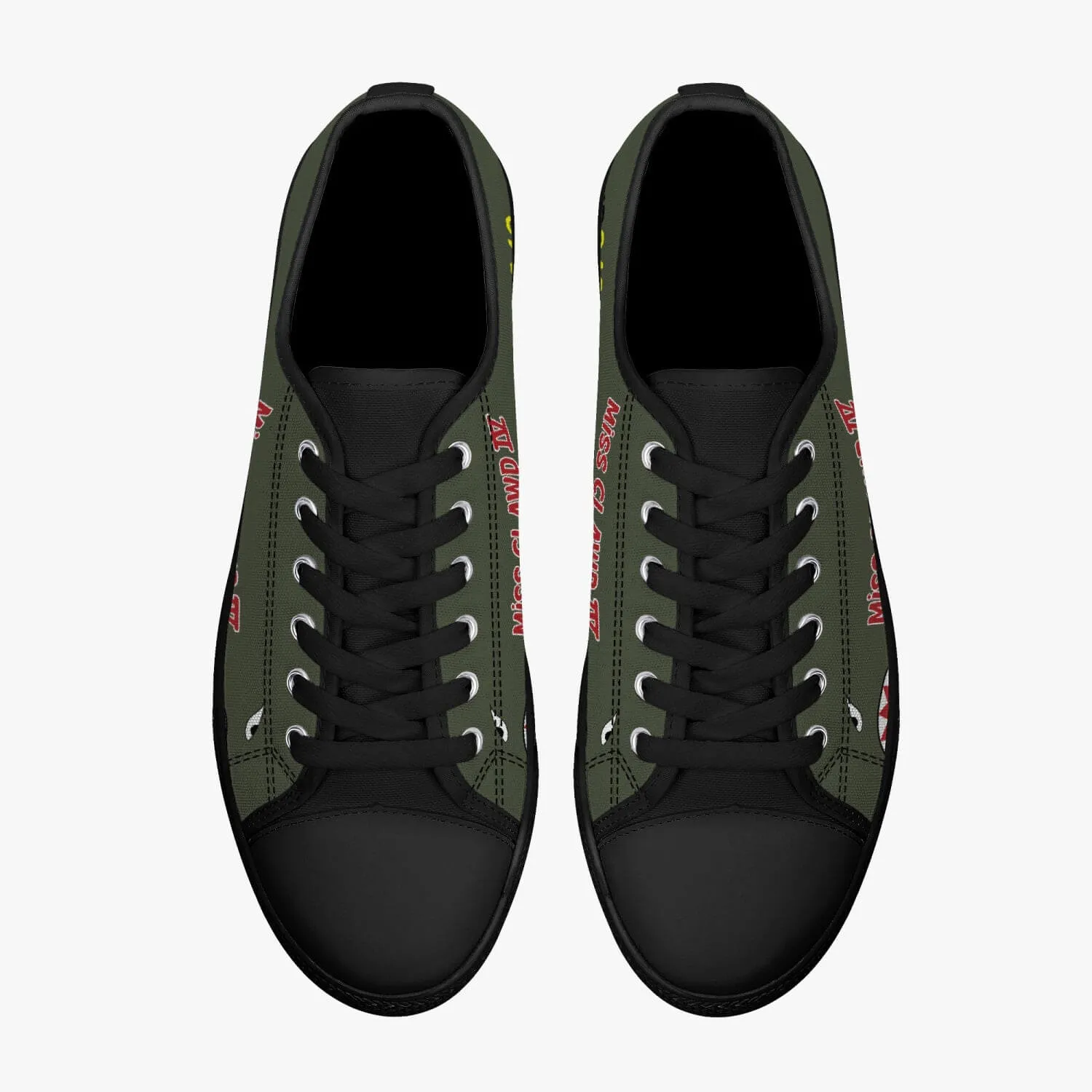 OH-6A "Miss Clawd IV" Low Top Canvas Shoes