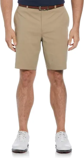 PGA TOUR Men's 9" Flat Front Golf Shorts with Active Waistband (Size 30-44 Big & Tall)