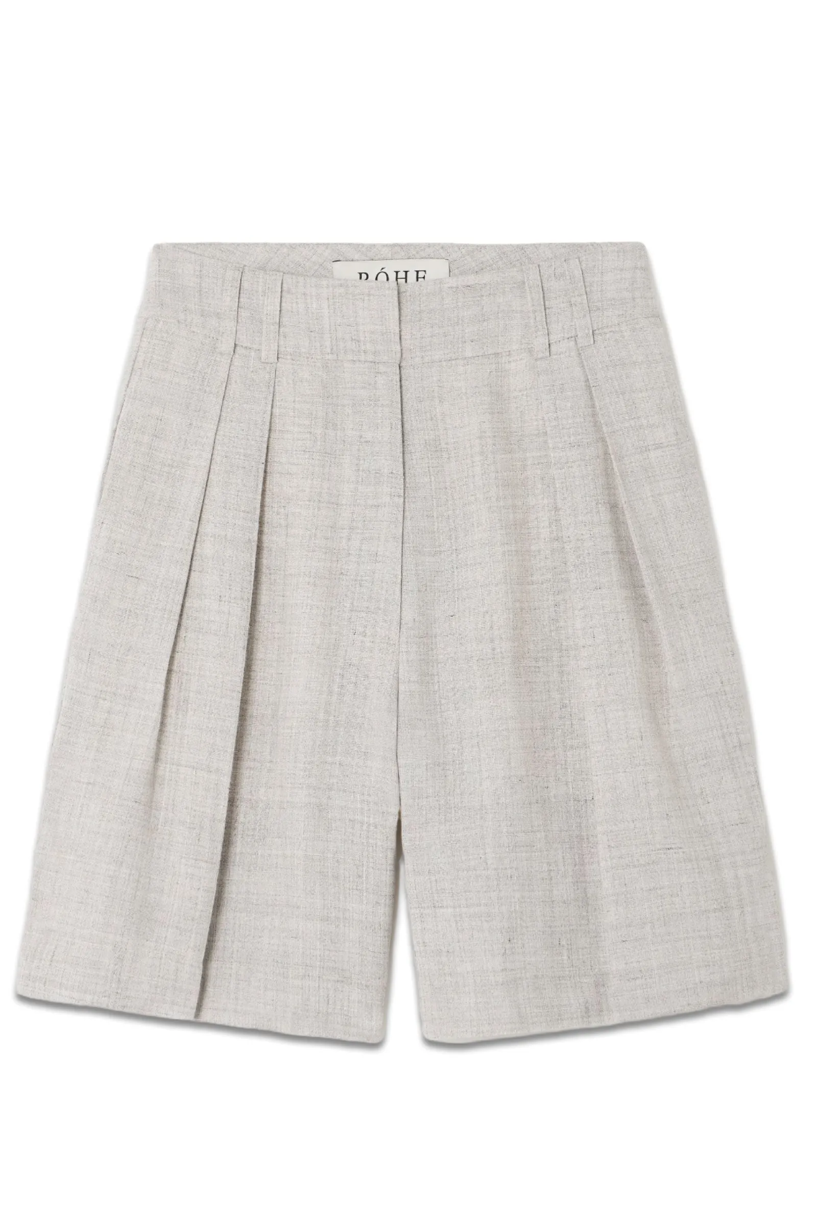 Pleated Woven Shorts