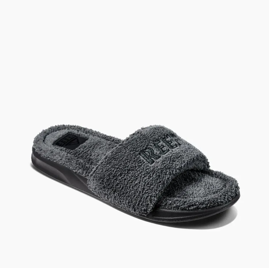 REEF Mens Faux Shearling One Slide