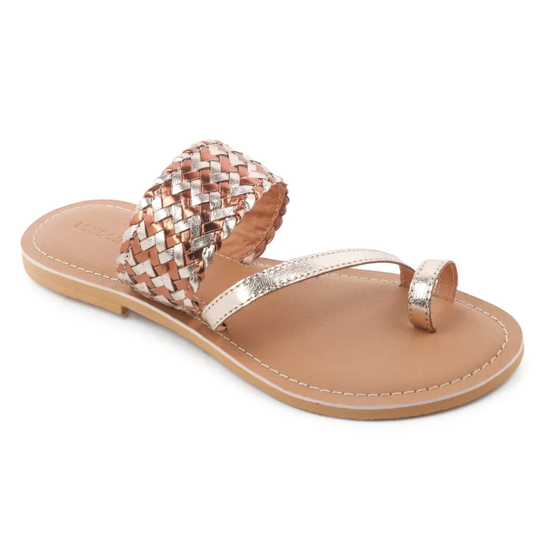 Toe Ring Strap Flats
