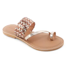 Toe Ring Strap Flats