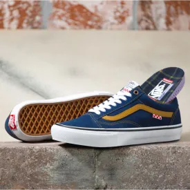 Vans Skate Old Skool Skateboard Shoe - (Reynold)Navy/Golden Brown
