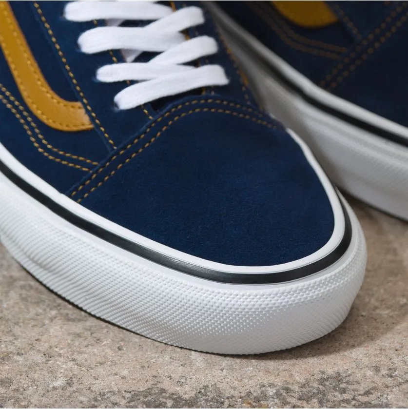Vans Skate Old Skool Skateboard Shoe - (Reynold)Navy/Golden Brown