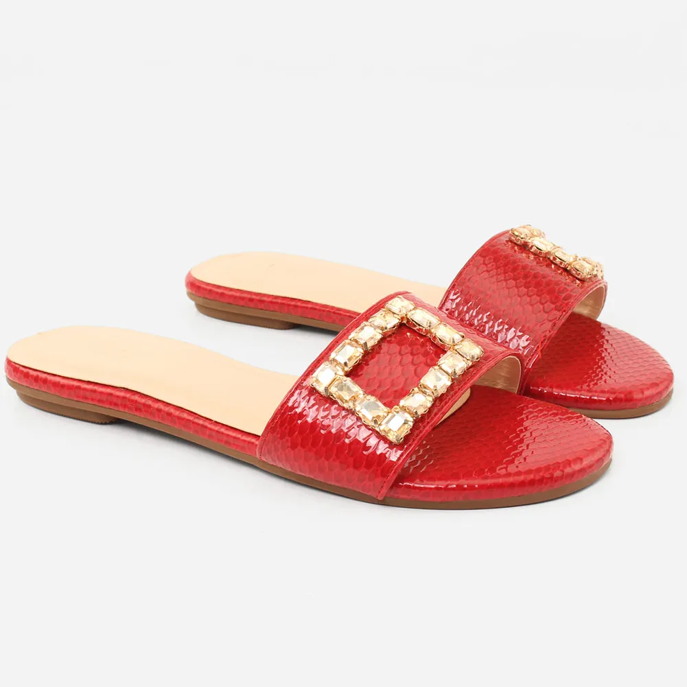 Women "IDA" Flat Slippers