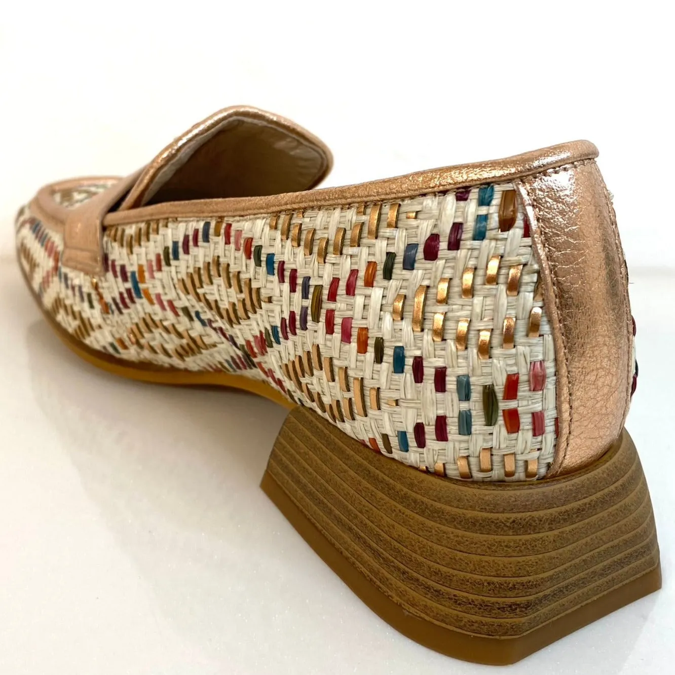 Wonders Woven Slip On Loafers