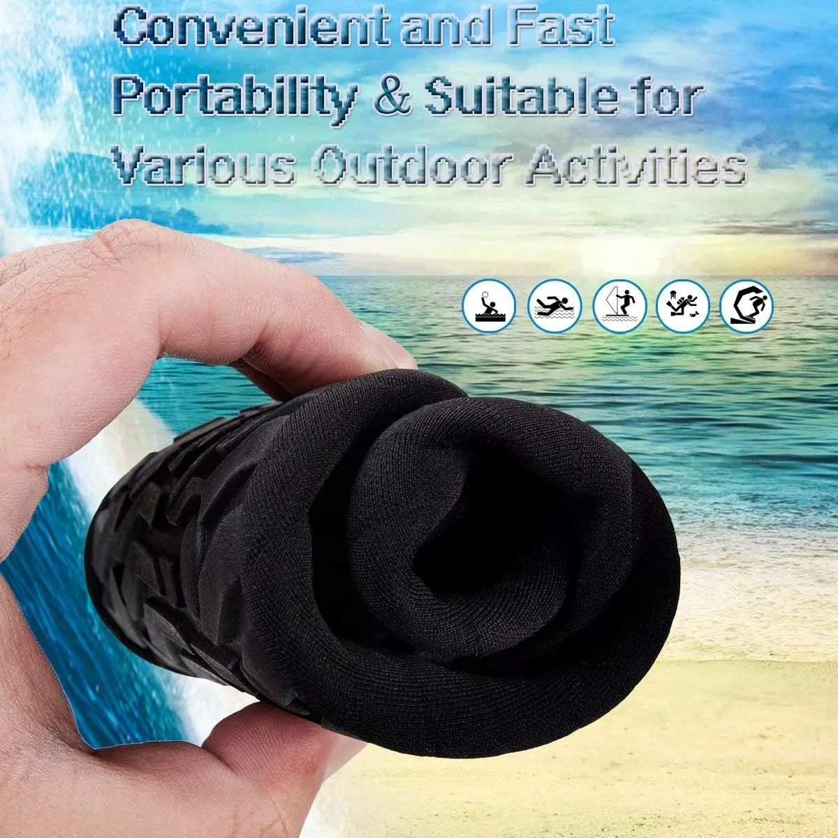 YALOX Water Shoes Women's Men's Outdoor Beach Swimming Aqua Socks Quick-Dry Barefoot Shoes Surfing Yoga Pool Exercise