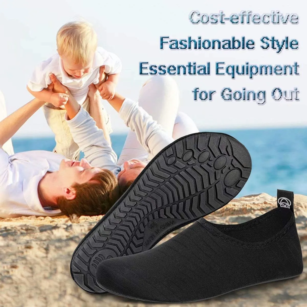 YALOX Water Shoes Women's Men's Outdoor Beach Swimming Aqua Socks Quick-Dry Barefoot Shoes Surfing Yoga Pool Exercise